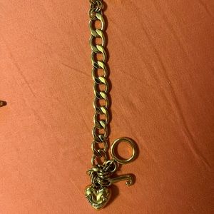 Juicy Couture Gold Charm Bracelet!